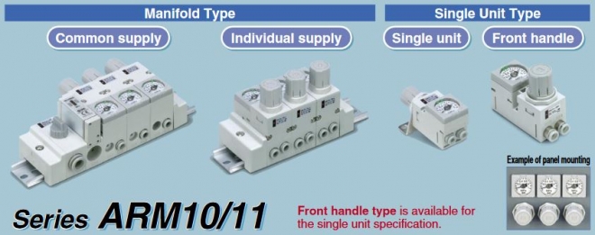 Regulatoare in miniatura seria ARM